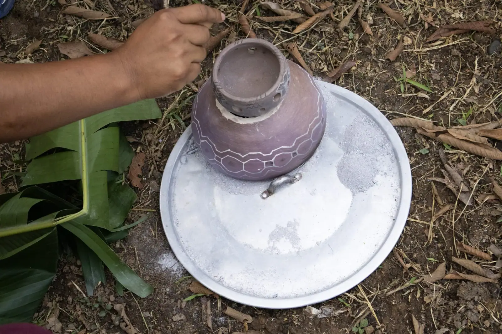 Sellado vegetal de cerámica caliente